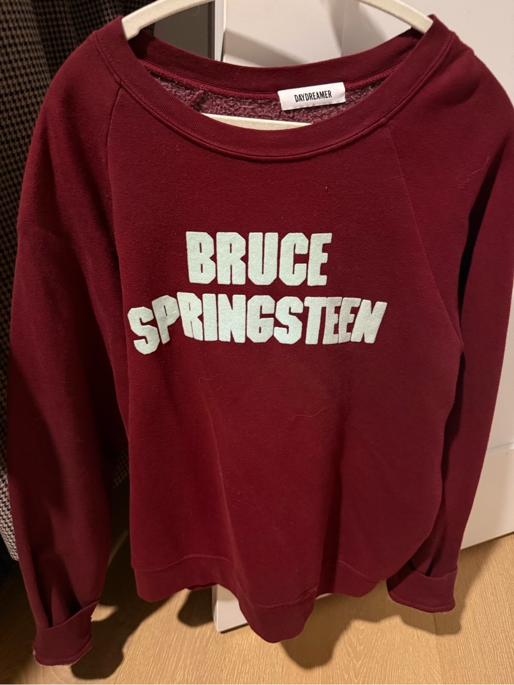 Daydreamer Maroon Crewneck Bruce Springsteen Sweatshirt